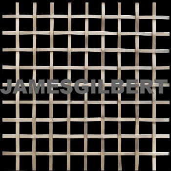 Handwoven Stainless Steel Decorative Grille with 3mm Plain Wire and 13mm Square Aperture